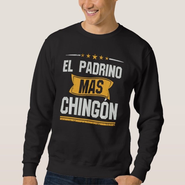 El Tio Mas Chingon Padre Camiseta Lång Ärmad Tröja (Framsida)