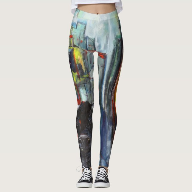 "El Toro" Art Leggings (Framsida)