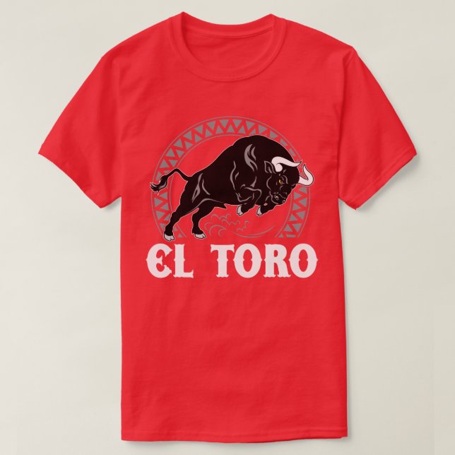 El Toro för kulturspanjor för tjur den mexicanska Tröja (Design framsida)