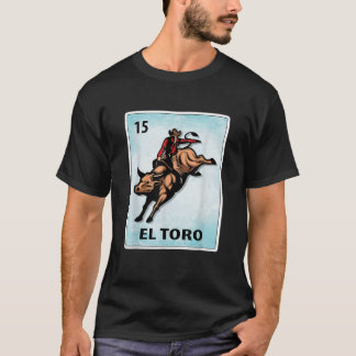 El Toro mexikanska tjurridningskort T Shirt