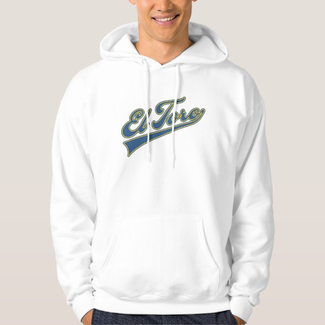 El Toro Script Sweatshirt Med Luva (Framsida)