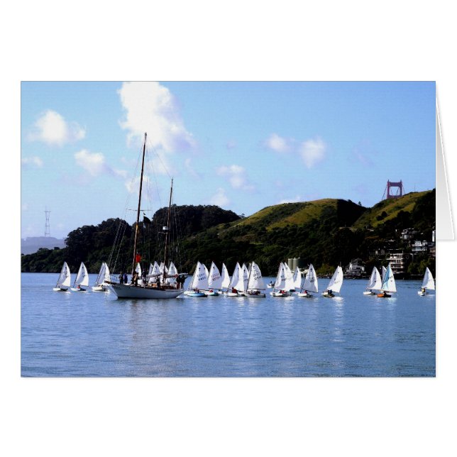 El Toro Tävling San Francisco Bay Hälsningskort (Framsidan Horizontal)