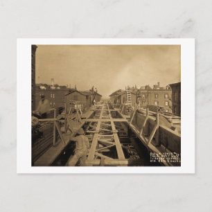 El Track & Station Construction Second Ave och 86: Vykort