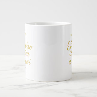El Universo Conspira a Tu Favor ✨ | Elegant Gold Jumbo Mugg