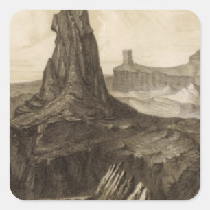 El Vado de Los Padres, Colorado River Fyrkantigt Klistermärke
