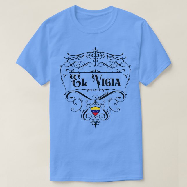 El Vigia-Vintagens utformning T Shirt (Design framsida)