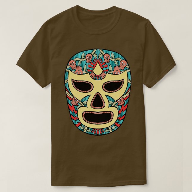 El Wrestler Lucha Libre Mexico Luchador 1 T Shirt (Design framsida)