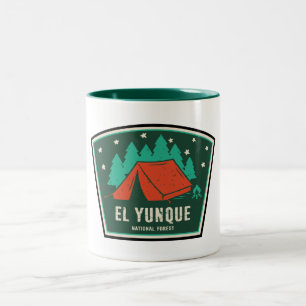 El Yunque National Forest Camping Två-Tonad Mugg
