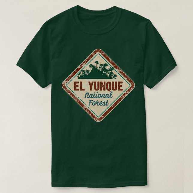 El Yunque National Forest dec gift VVV 3 T Shirt (Design framsida)