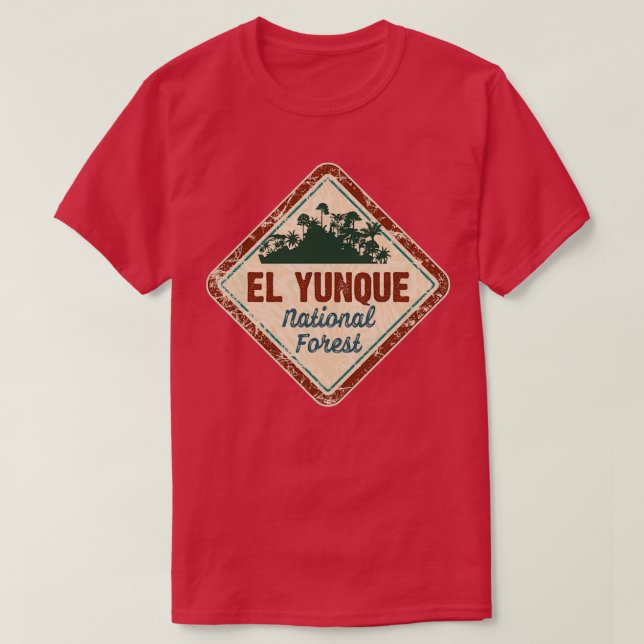 El Yunque National Forest dec gift VVV T Shirt (Design framsida)