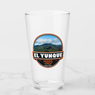 El Yunque National Forest Puerto Rico Emblem Glaskopp