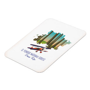 El yunque national forest puerto rico karta magnet