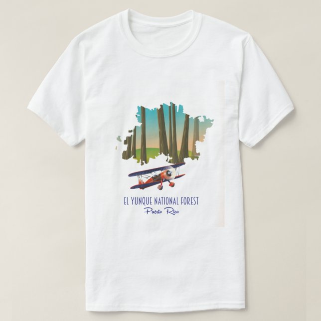 El yunque national forest puerto rico karta t shirt (Design framsida)