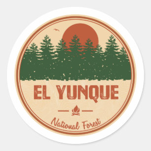 El Yunque National Forest Runt Klistermärke