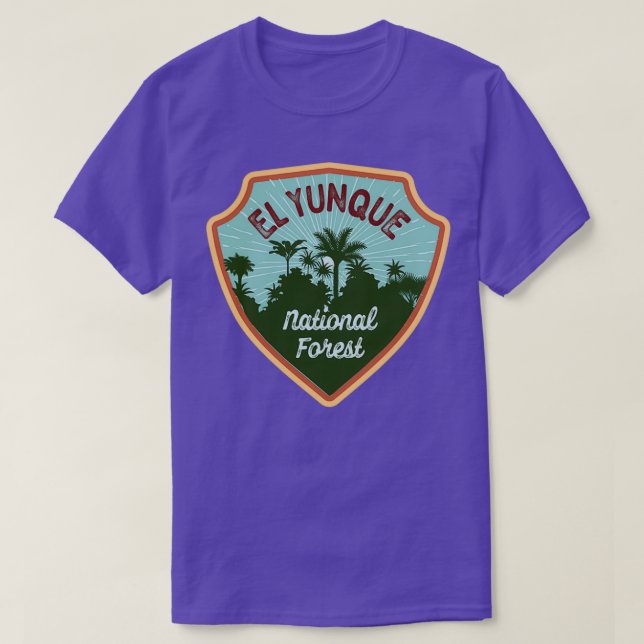 El Yunque National Forest sticker gift III T Shirt (Design framsida)