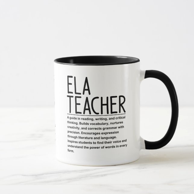 Ela teacher mugg (Höger)