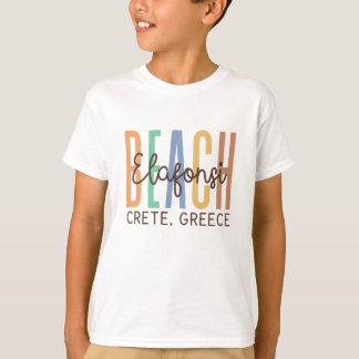 Elafonsi Beach Crete Greece (Sands) T Shirt