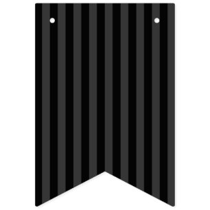 Elagnat Black & Smoky Black Lodrät Rand Vimplar