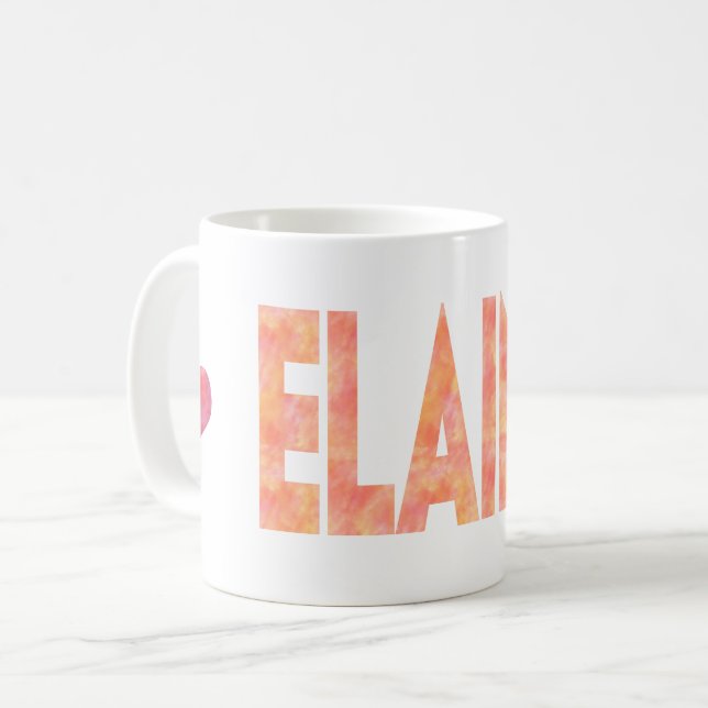 Elaine mugg (Framsida vänster)