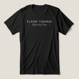 ELAINE THOMAS Magic Trendig Trollspö Gnistra White T Shirt