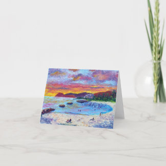 Elaines Sunset Lagoon 4 Hawaiian Helgkort