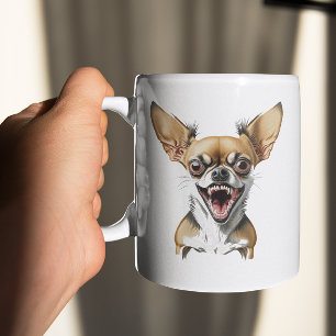 Elak Chihuahua Funny Hund Kaffemugg