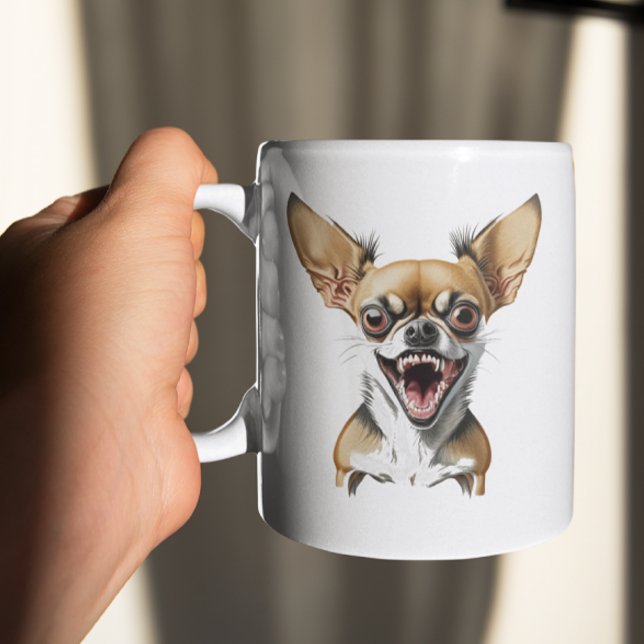 Elak Chihuahua | Funny Hund Kaffemugg (Skapare uppladdad)