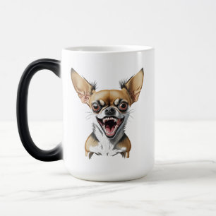 Elak Chihuahua Funny Hund Magisk Mugg
