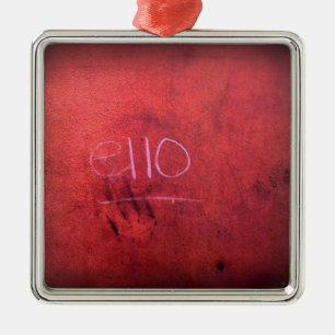 Elak de hej? julgransprydnad metall