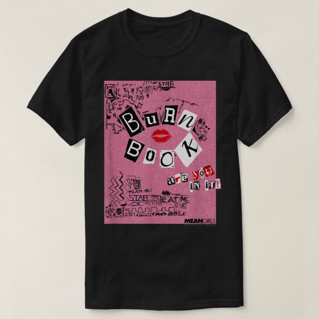 Elak Girls Burn Bok T Shirt (Design framsida)