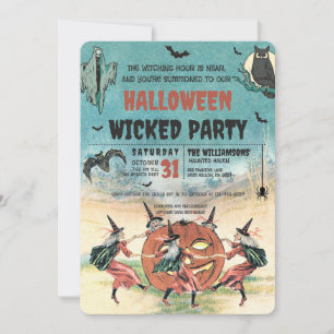 Elak Halloweenfest Inbjudningar