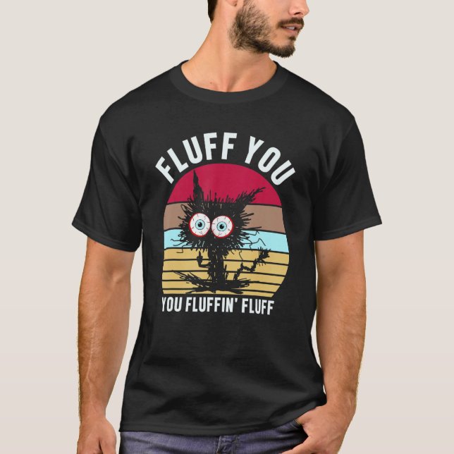 Elak Kattunge Finger Fluff You T Shirt (Framsida)
