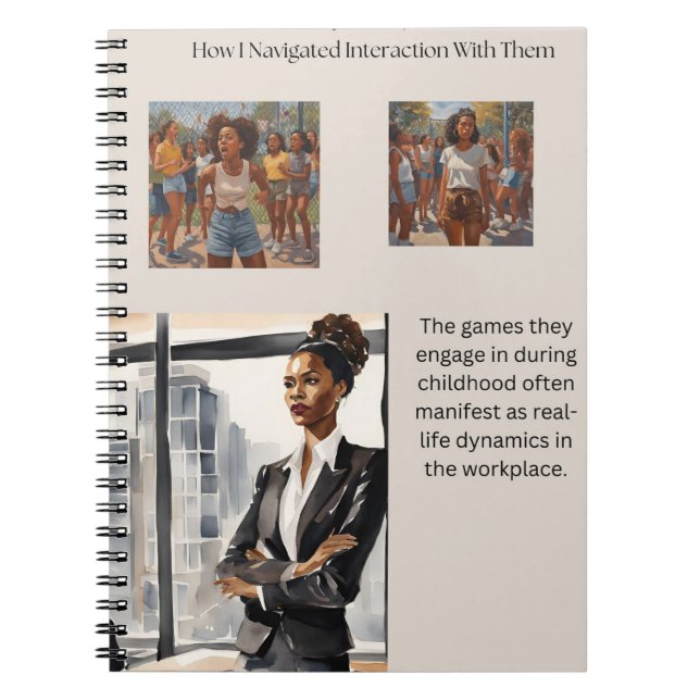 " Elak Kvinnor: Min egen personliga resa Journal Anteckningsbok (Framsidan)