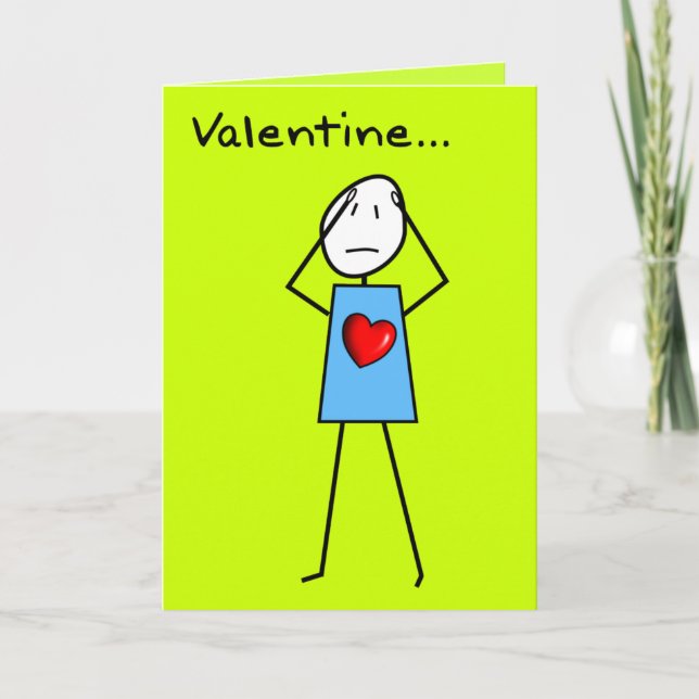 Elak- och sval Valentine Card Helgkort (Framsida)