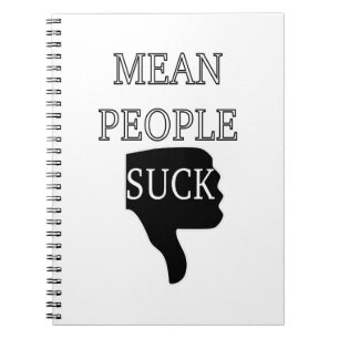 Elak People Suck Anteckningsbok