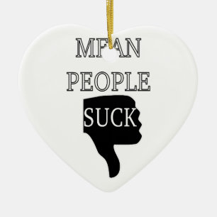 Elak People Suck Julgransprydnad Keramik
