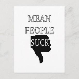 Elak People Suck Vykort