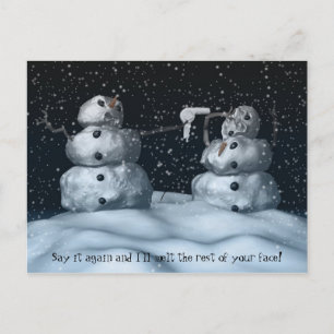 Elak Snögubbe vykort