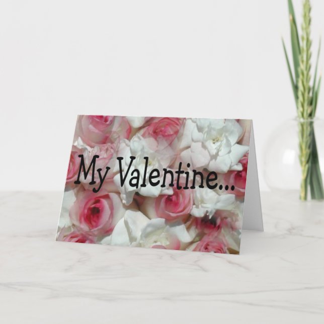 Elak Sprit Valentinkort "Liv med dina länkar Helgkort (Framsida)