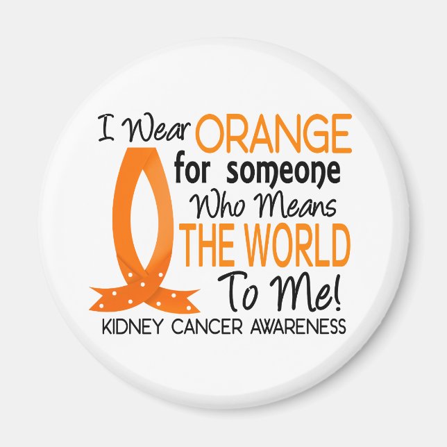 Elak världen över mot njurcancer magnet (Framsidan)