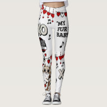 Elaka fina pälsbebis-leggings