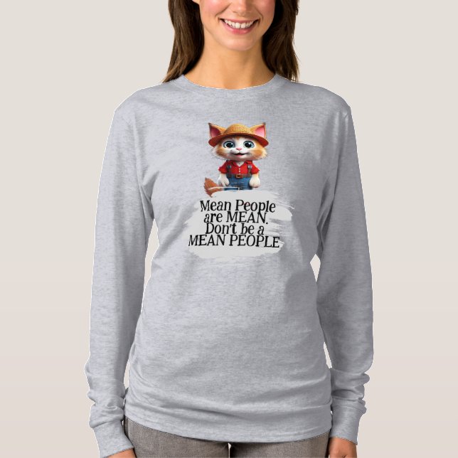 Elaka människor är elaka t shirt (Framsida)
