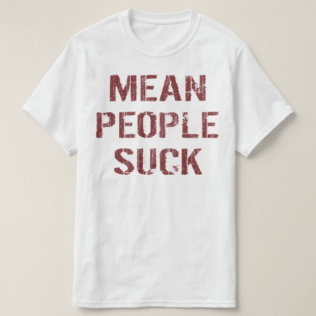 Elaka Människor suger T-shirt (Design framsida)