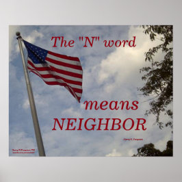 ELAKEN "N" ORD POSTER