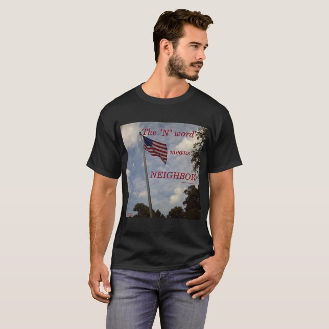ELAKEN NEIGHBOR TSHIRT I "N" ORD TEE SHIRT (Hel framsida)
