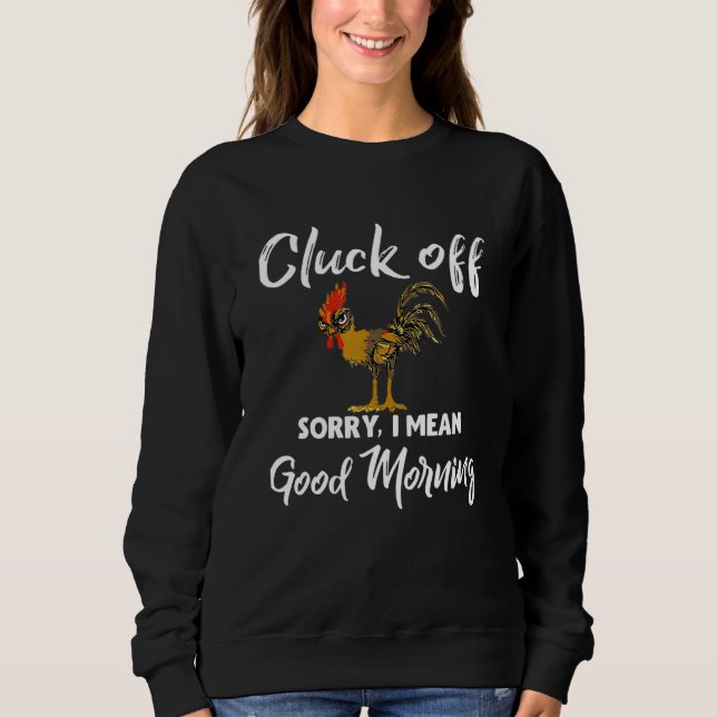 Elaket Bra Morgon Tuppar Chick T Shirt (Framsida)