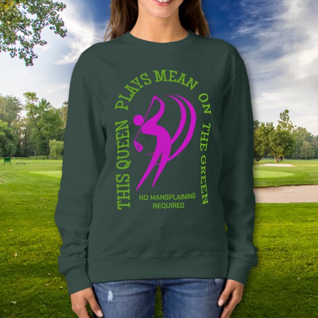 Elaket PÅ GRÖNTENS Anpassningsbar SPELAS PÅ HÖGKVI T Shirt (Stylish apparel & gifts for Golf Queens and Women Golfers to celebrate Golf Day. Shop the collection)