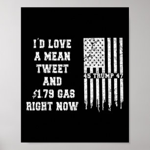 Elaket Trump Fars dag Gas Prices Tweets juli Poster