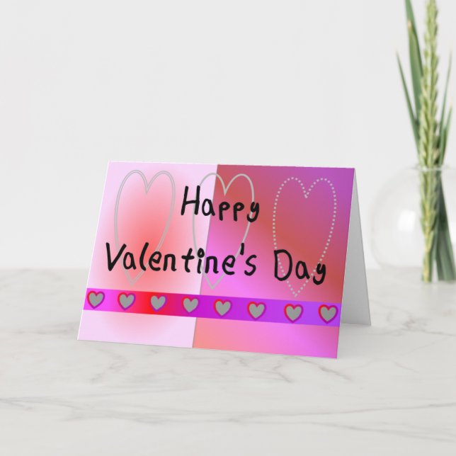 Elakets Alla hjärtans dagskort Helgkort (Framsida)