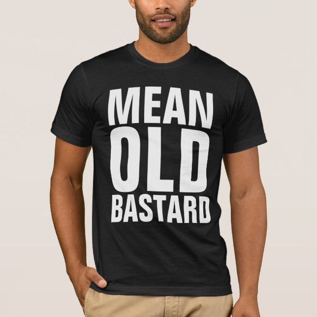 ELAKETS GAMLA BASTARD MANAR ÖVER BACKE T-SHIRTS (Framsida)